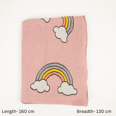 Rainbow Blush Throw ( Pack Of 1)