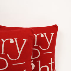 Merry and Bright Cushion Cover ( Pack Of 1 )
