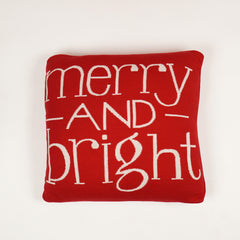 Merry and Bright Cushion Cover ( Pack Of 1 )