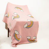 Rainbow Blush Throw ( Pack Of 1)