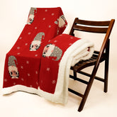 Grinch Sherpa Blanket