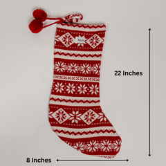 Flaky Premium Knitted Stocking