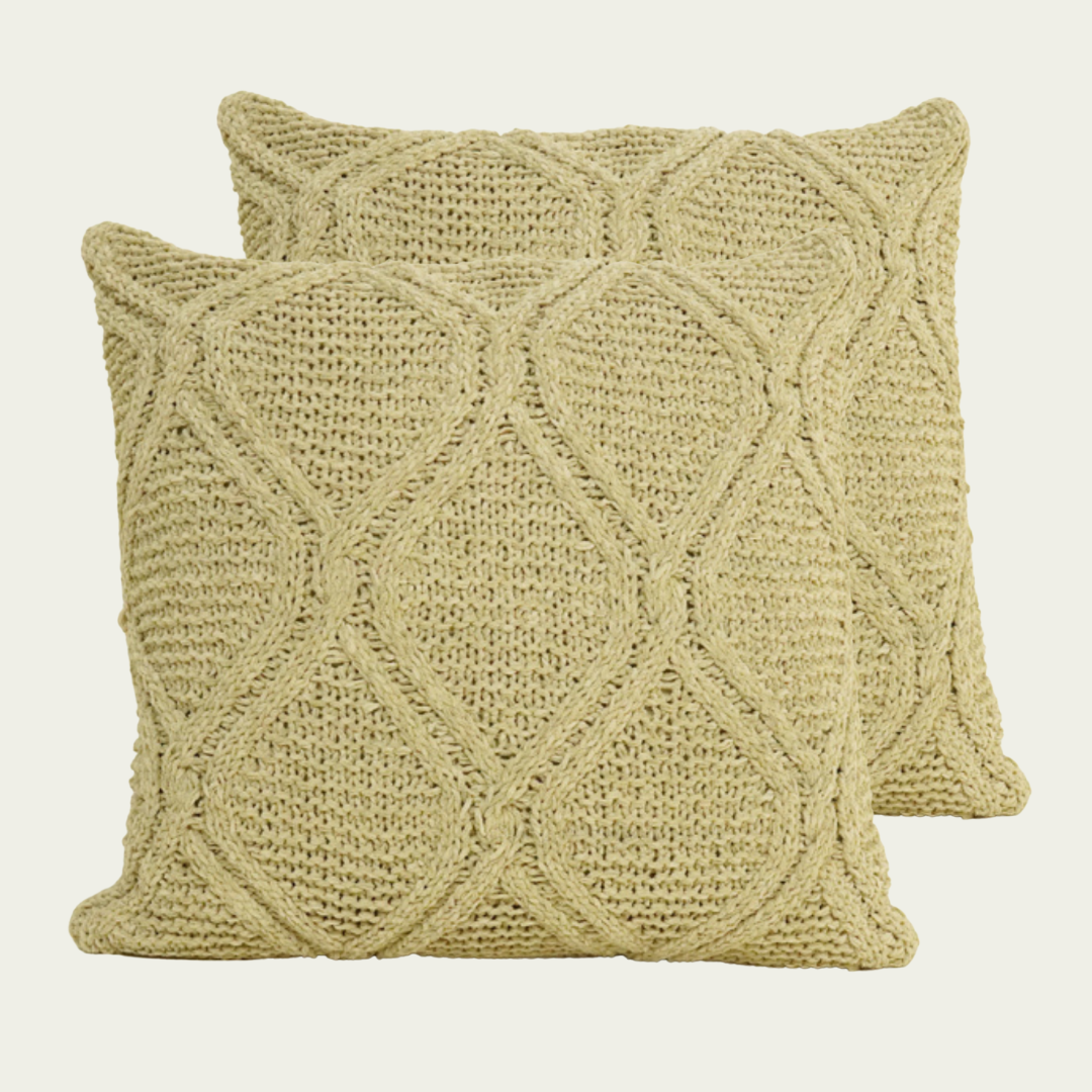 Cotton Cable Cushion Cover