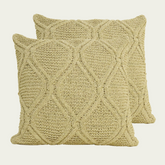 Cotton Cable Cushion Cover