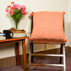 Luna Cushion Cover (Pack of 1) - Peach