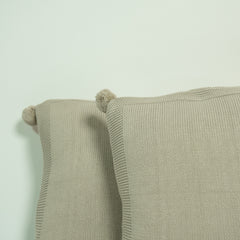 Luna Cushion Cover (Pack of 1) - Stone