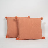 Luna Cushion Cover - Peach
