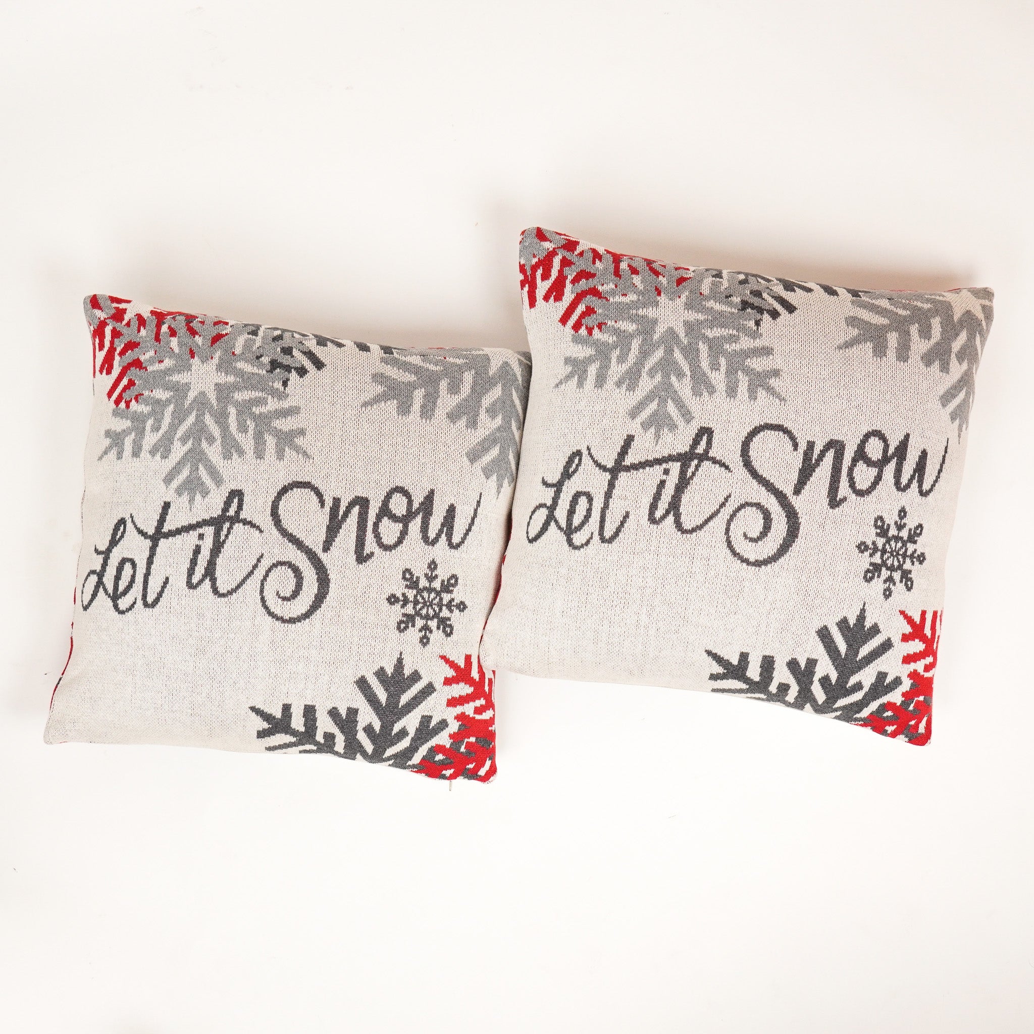 Let It Snow Cushion Cover (Pack of 1)