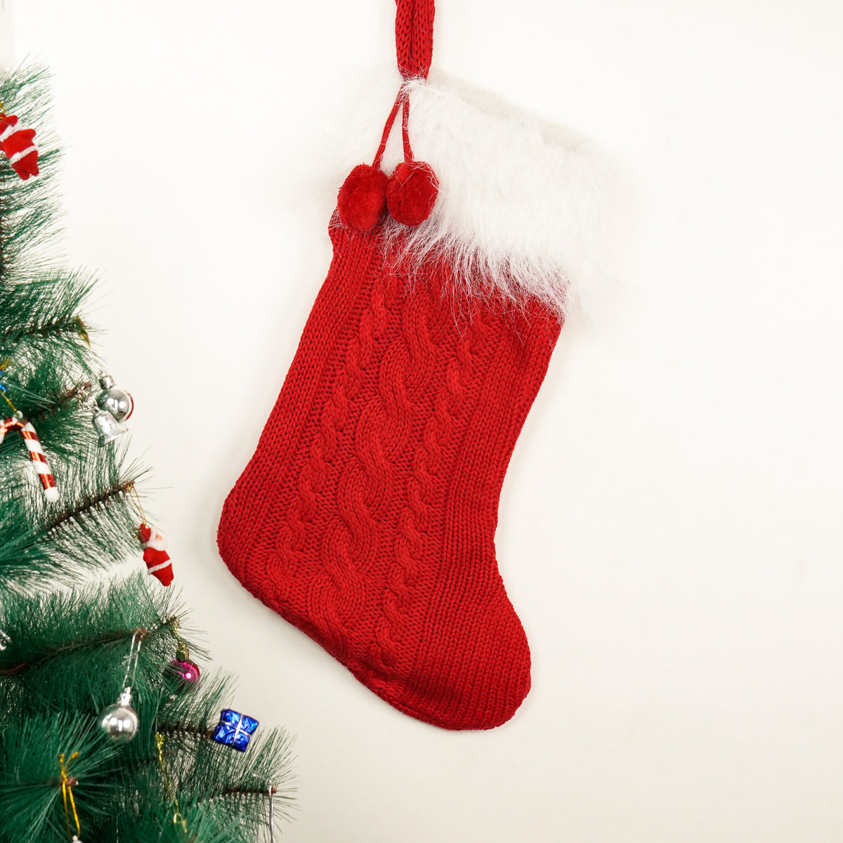 Buy Online Claus Knitted Stocking