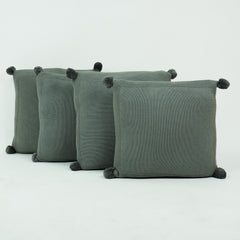 Luna Cushion Cover-Grey(Pack of 4)