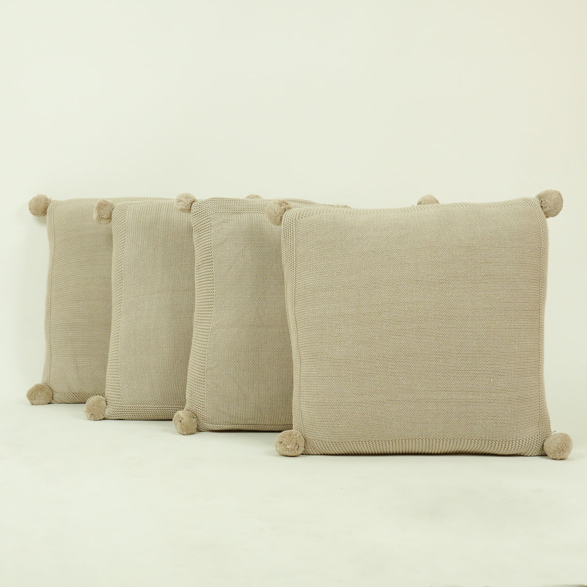 Luna Cushion Cover - Stone(Pack of 4)