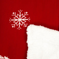 Holly Herald Sherpa Blanket