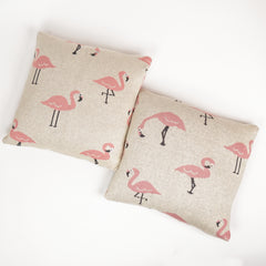 Flamingo Cushion Cover ( Pack Of 1 )