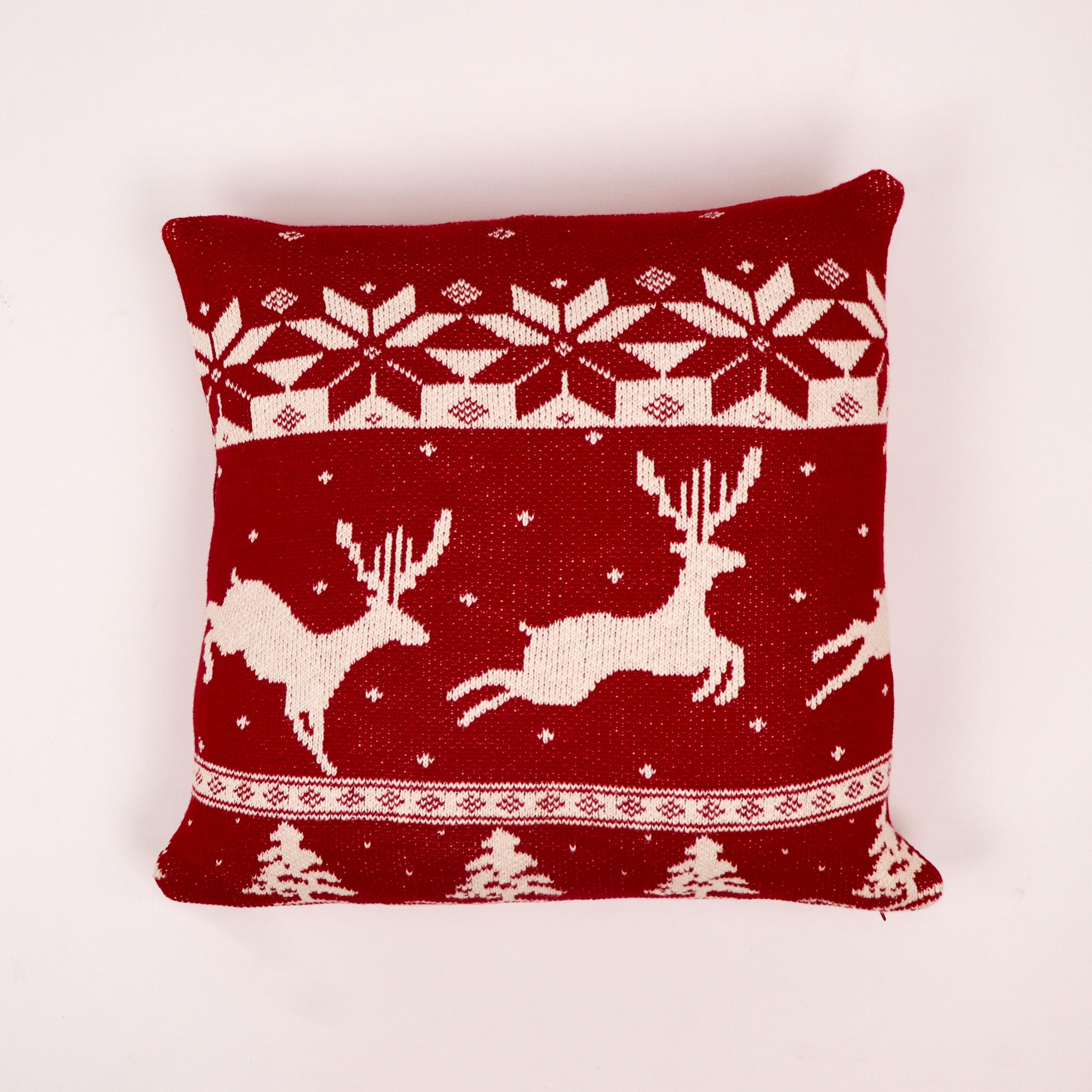 Winter Snowflake Cushion Cover (Pack of 1)