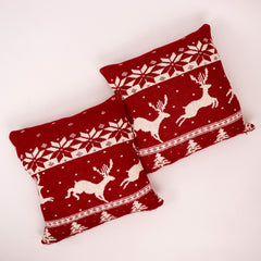 Winter Snowflake Cushion Cover (Pack of 1)