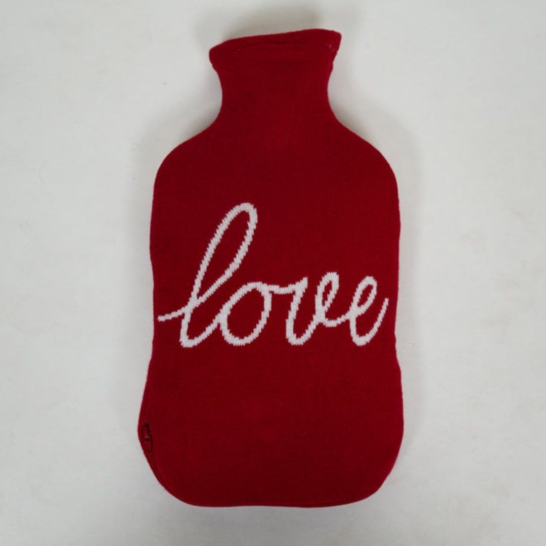 Love Hot Water Bottle Cover