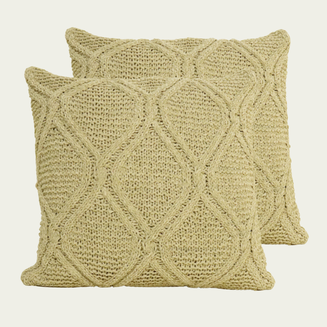     Cotton Cable Cushion Cover