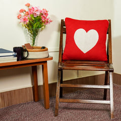 Sweet Heart Cushion Cover (Pack of 1)