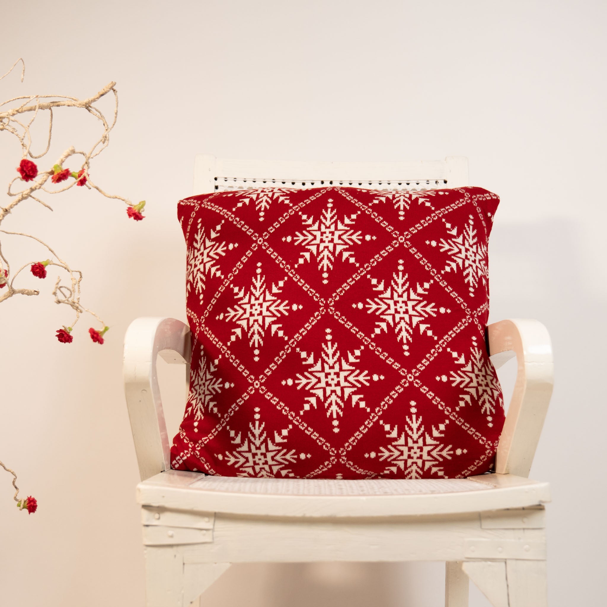 Frosty Cushion Cover (Pack of 1)