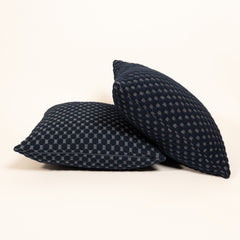 Calvin Navy Blue Cushion Cover Pack of 4