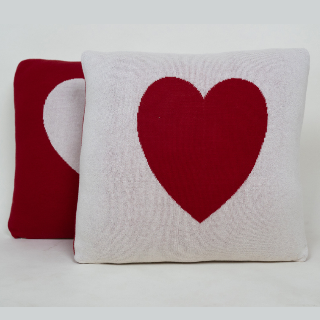 Heart Combo Cushion Cover (Pack of 2)