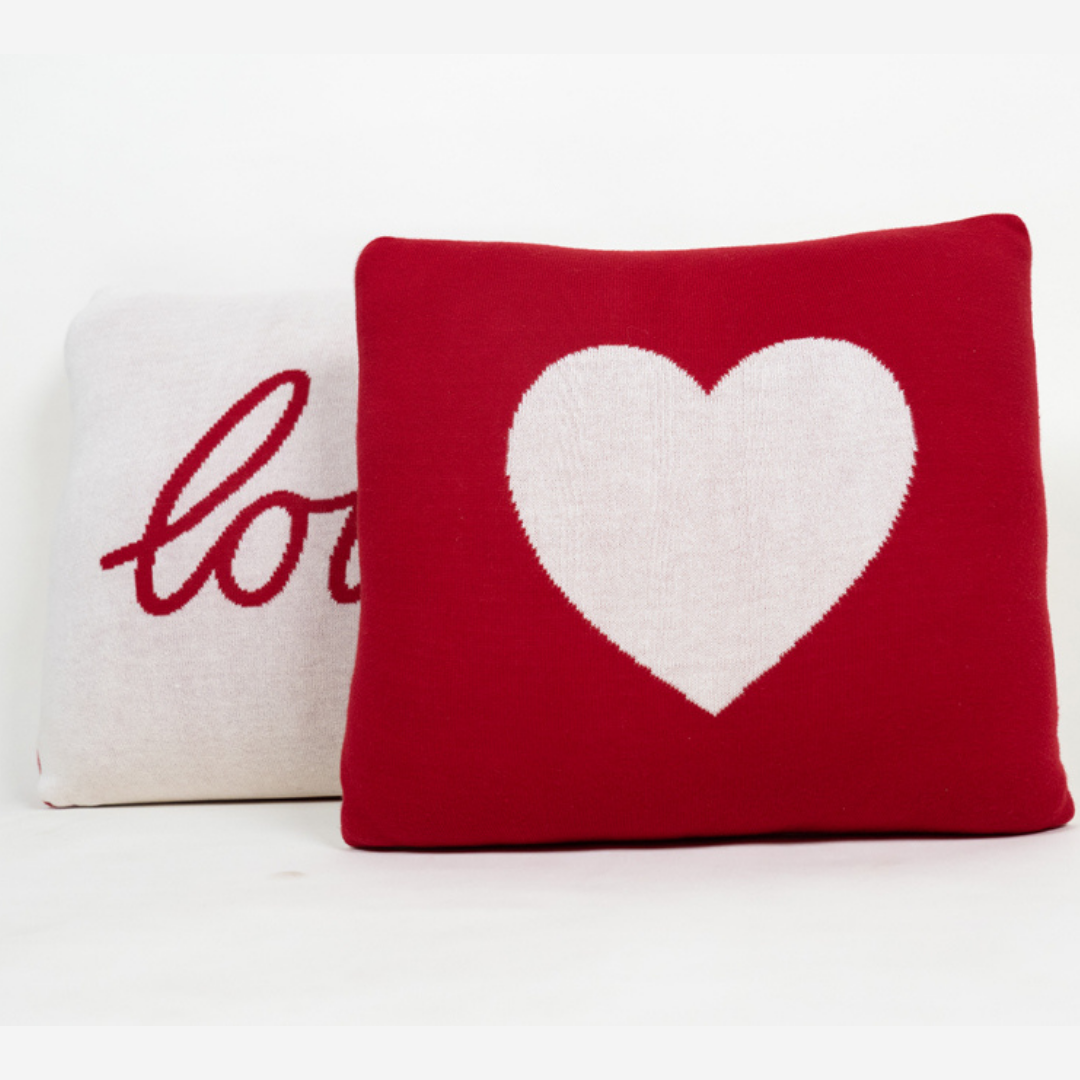 Heart Love Cushion Cover (Pack of 2)